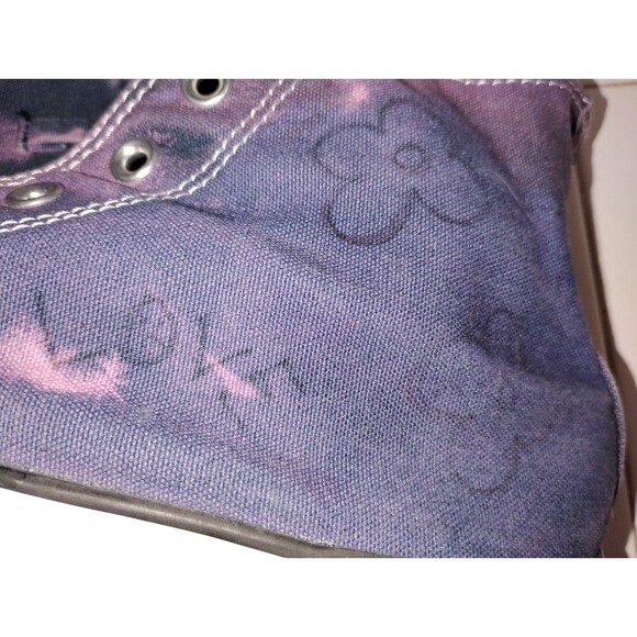 Converse Chuck Taylor All Star Tie DyeBlue Purple Hi Top Sneakers Size 12 Used - Picture 9 of 9